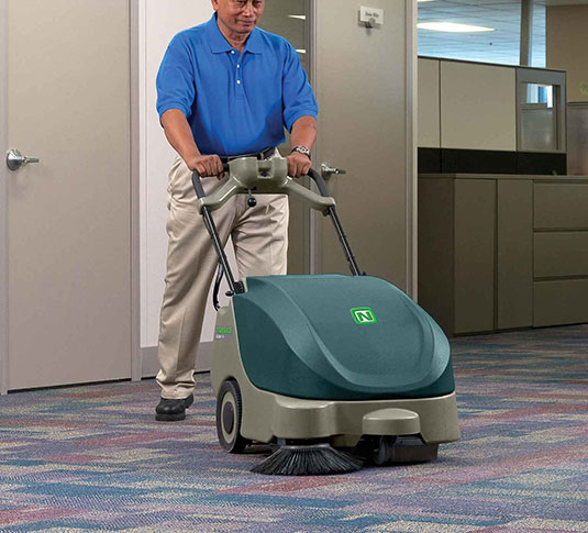 Nobles Scout 5 Sweeper indoor sweeping